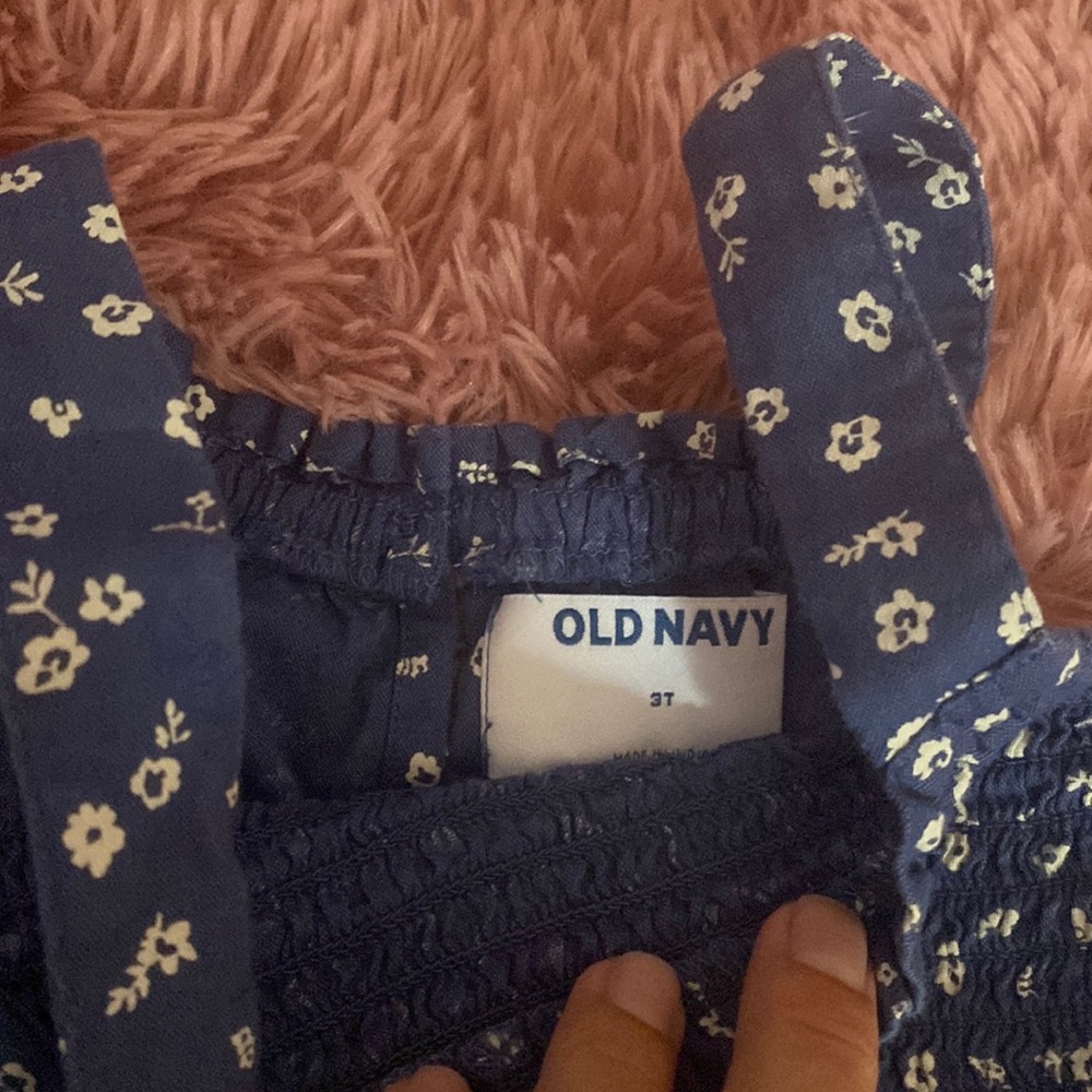 Old navy romper.  Washed but never worn!